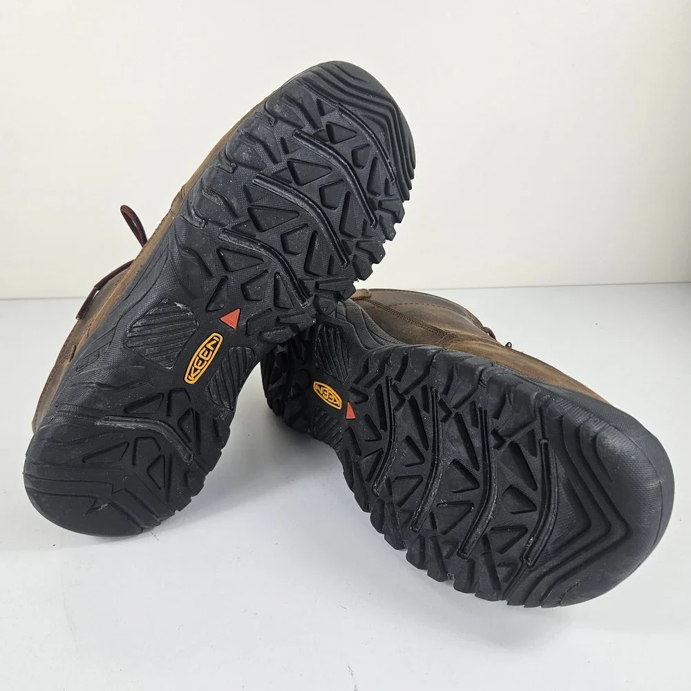 Keen Targhee III Oxford Mens 12 Wide Leather Hiking Walking Shoes Low Top Boots